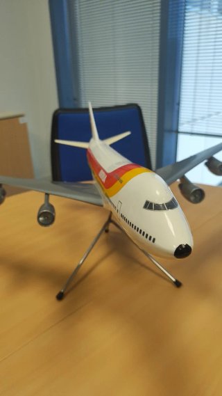 Maqueta Avión Boeing 747 Iberia
