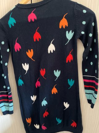 Vestido de invierno BÓBOLI con gatito