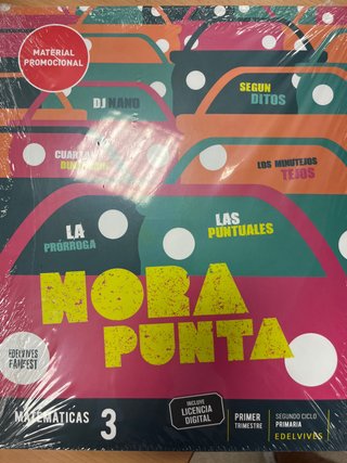 Libros matemáticas 3º de primaria. Edelvives.