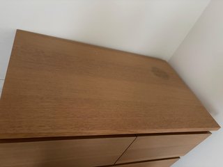Cómoda 6 cajones IKEA MALM madera