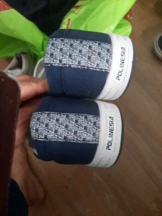 Zapatillas POLINESIA Azul/Blanco Talla 44