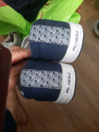 Zapatillas POLINESIA Azul/Blanco Talla 44