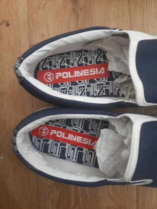 Zapatillas POLINESIA Azul/Blanco Talla 44