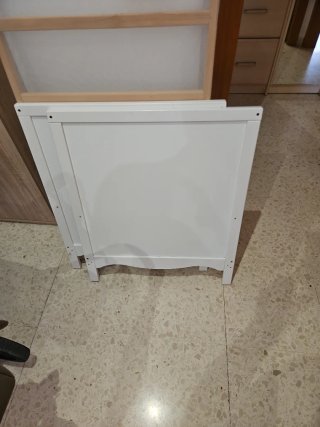 Cuna bebé IKEA blanca 60x120 cm