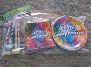 Pack fiestas cumpleaños