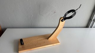 Soporte Jamonero Madera y Metal