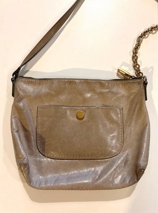 Bolso Bimba y Lola Piel Beige y Dorado