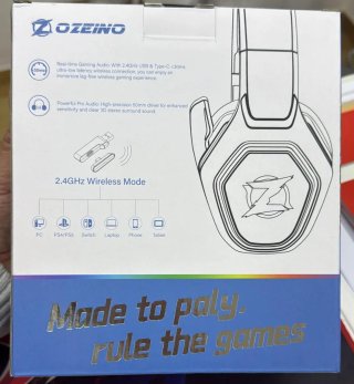 50 unidades/Ozeino Cascos Gaming Inalámbricos