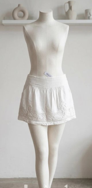 Minifalda Ibicenca Blanca