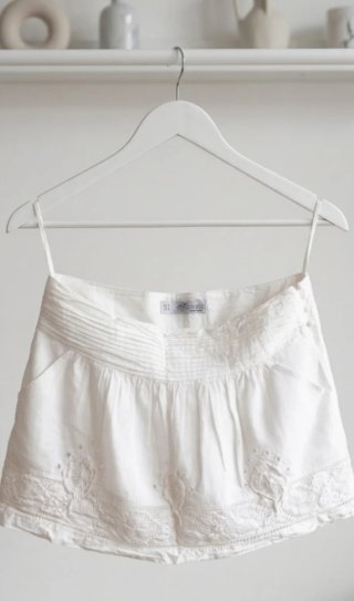 Minifalda Ibicenca Blanca