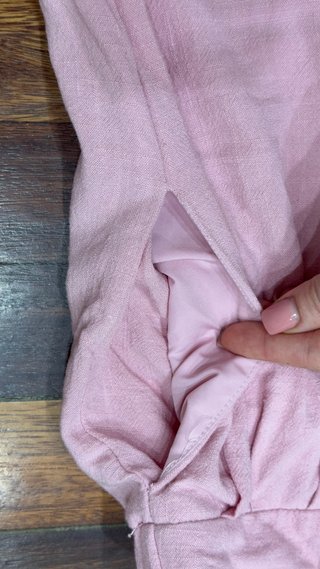 Pantalón rosa de vestir