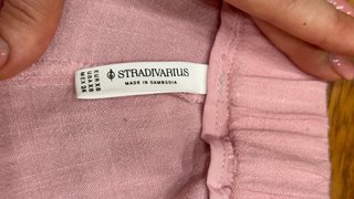 Pantalón rosa de vestir