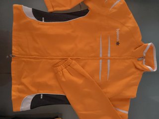 Chándal Luanvi Naranja y Negro