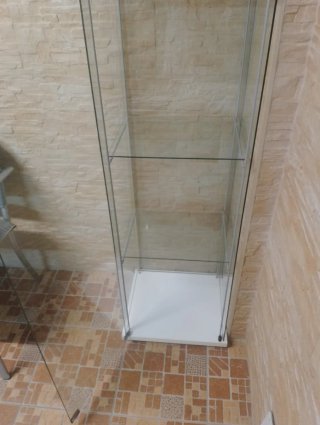 Vitrina expositora cristal con cerradura