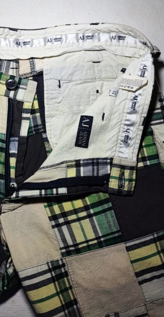 Armani Jeans Pantaloni Patchwork