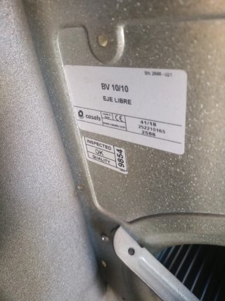 TURBINA EXTRACTORA INDUSTRIAL CAMPANA MIRA MI PERF