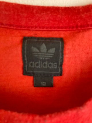 Camiseta niña Adidas roja