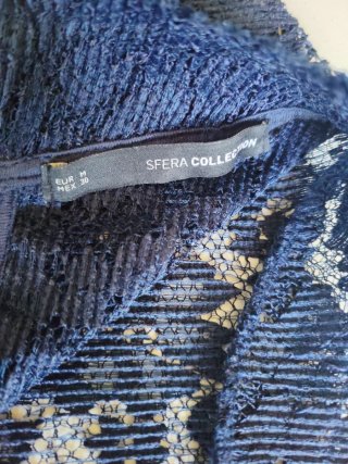 Jersey Sfera Encaje Azul marino Talla M