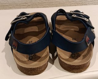 Sandalias Osito niño azul