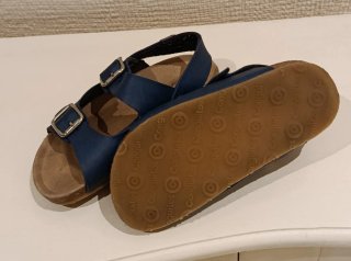 Sandalias Osito niño azul