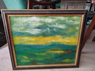 Oleo sobre tabla paisaje