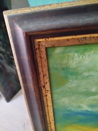 Oleo sobre tabla paisaje