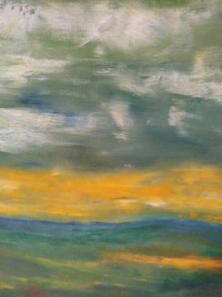 Oleo sobre tabla paisaje