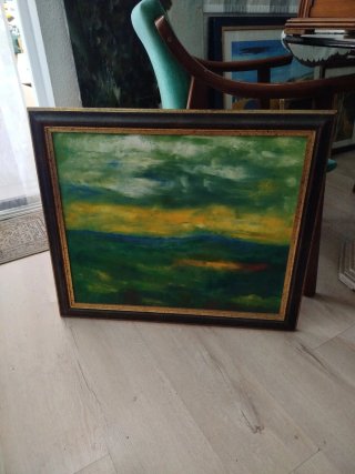 Oleo sobre tabla paisaje