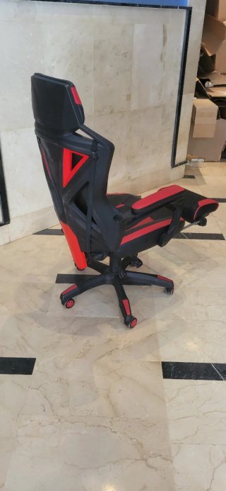 Sillón Gamer Negro y Rojo