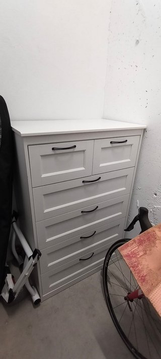 Cómoda SONGESAND 6 cajones blanca IKEA
