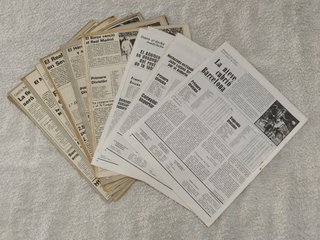 Lote 18 Periódicos Mundo Obrero Emigración Año II