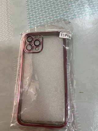 Funda iPhone 11 Pro Transparente Rosa