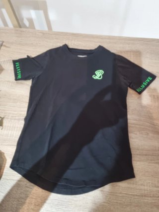 Camiseta SikSilk niño negra