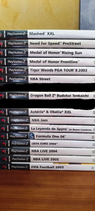 Pack 17 Juegos PS2: FIFA, NBA, Medal of Honor...