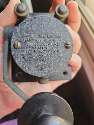 Manipulador telegrafista Western Electric
