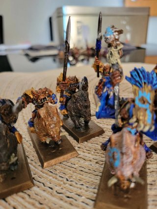 Warhammer Orcos Montados en Jabalí