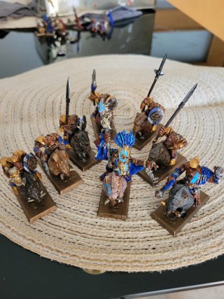 Warhammer Orcos Montados en Jabalí