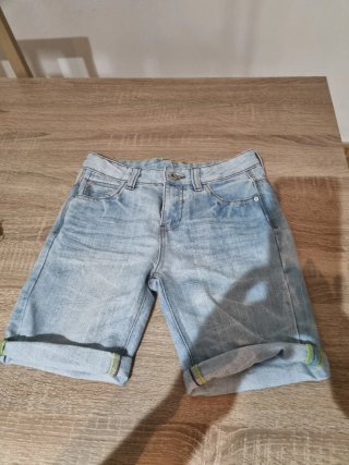 Pantalón corto tejano niño