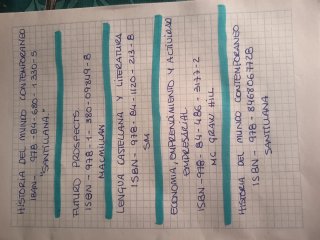 Libros de texto 1 bachillerato