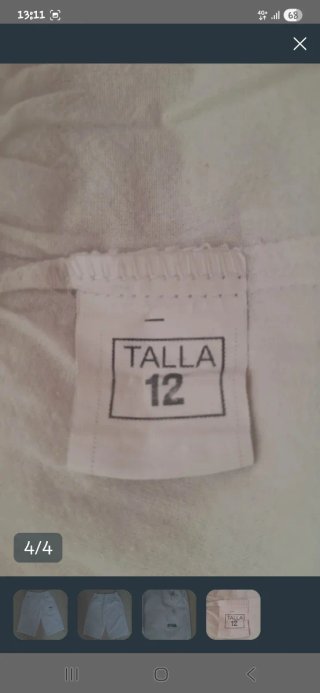 Pantalones cortos blancos San Juan