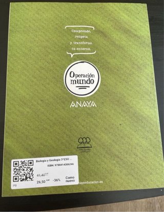 Libros de biología de tercero de la eso