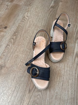 Sandalias Mustang esparto tacón