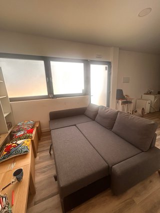 Sofá Chaise Longue Cama Gris