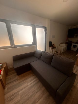 Sofá Chaise Longue Cama Gris