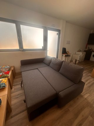 Sofá Chaise Longue Cama Gris