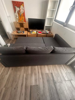 Sofá Chaise Longue Cama Gris