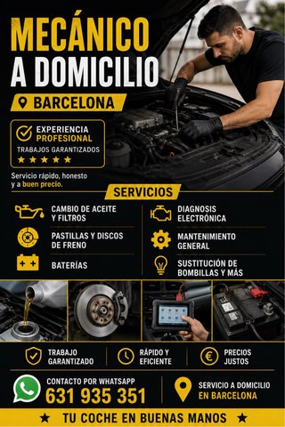Servicio mecánica a domicilio