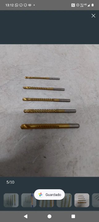 5 brocas hss para hacer figuras en metal