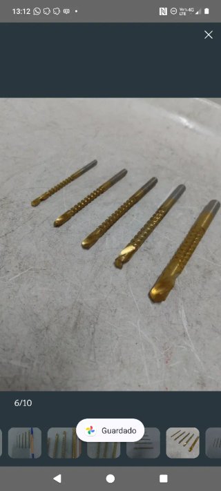 5 brocas hss para hacer figuras en metal