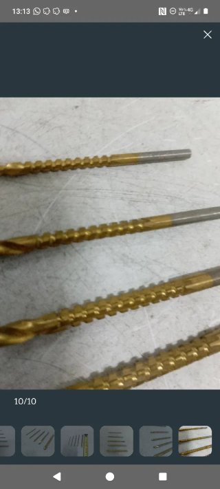 5 brocas hss para hacer figuras en metal